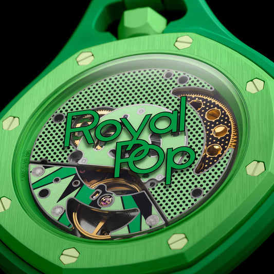 Royal Pop · Green Eight — Audemars Piguet × Swatch